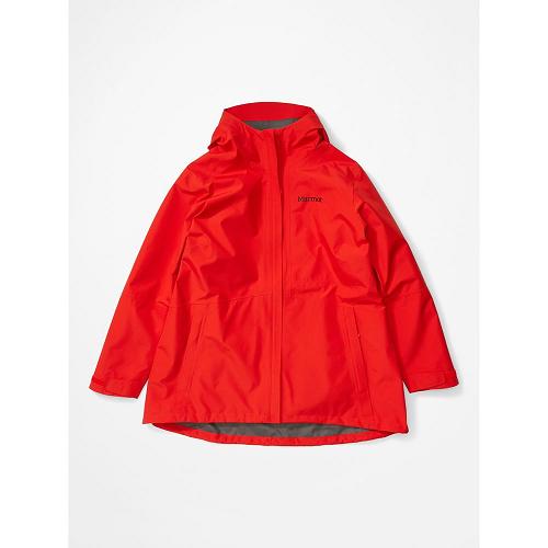 Marmot Rain Jacket Red NZ - Minimalist Jackets Womens NZ2763048